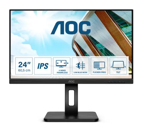 Picture of AOC 60.5cm (23.8") Q24P2Q 16:09 HDMI+DP+USB IPS black Lif