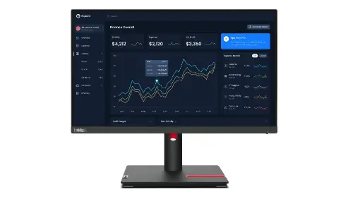 Picture of 54,6cm/21,5" (1920x1080) Lenovo ThinkVision T22i-30 16:9 FHD IPS 60Hz 4ms HDMI VGA DP USB Pivot Black