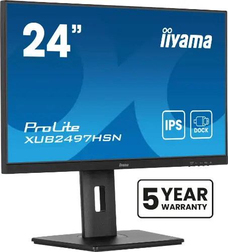 Picture of IIYAMA 60,5cm (23,8") XUB2497HSN-B2 16:9 HDMI+DP+USB-C Lift
