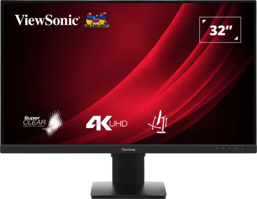 Picture of 81,3cm/32" (3840x2160) ViewSonic VG3208-4K 16:9 4K VA HDR10 4ms 60Hz 2xHDMI DP Black