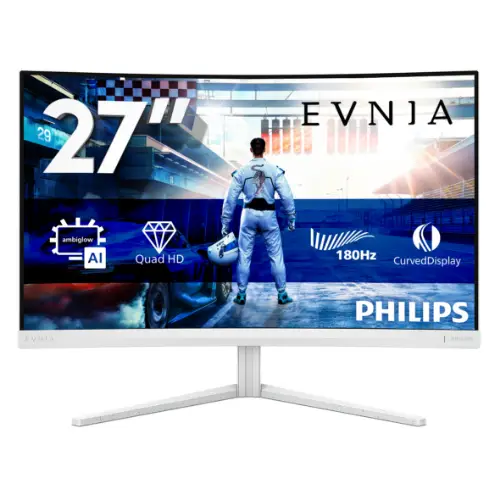 Picture of Philips 68.5cm (27.0") 27M2C5501 16:09 2xHDMI+DP Curved wh.