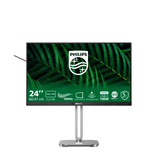 Picture of Philips 60.5cm (23.8") 24B2G5301 16:09 HDMI+DP+USB-C darkgre