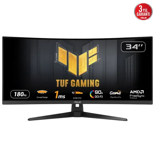 Picture of ASUS TUF Gaming VG34VQ3B 86.7cm (21:9) UWQHD HDMI DP