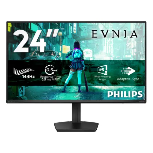 Picture of 60,5cm/23,8" (1920x1080) Philips 24M2N3200NF 16:9 IPS 0,5ms 144Hz HDMI DisplayPort G-SYNC VESA Black