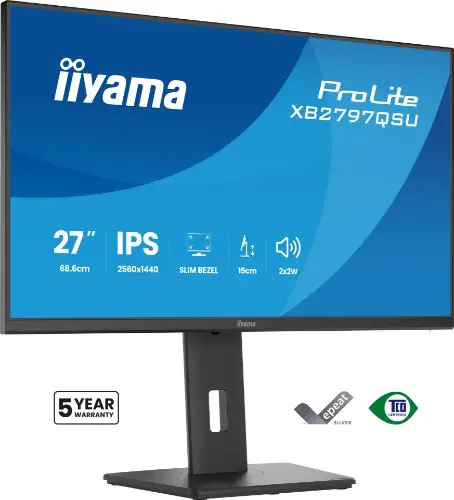 Picture of iiyama ProLite XB2797QSU-B1 Monitor 68,6 cm (27") mattschwarz