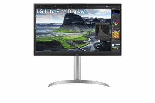 Picture of 68,47cm/27" (3840x2160) LG UltraFine 27UQ850V-W 16:9 4K IPS 5ms 60Hz HDR400 HDMI DP USB-C Speaker Pivot Silver