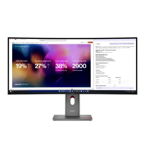 Picture of Lenovo ThinkVision P40WD-40 WUHD Curved Monitor 100,8 cm (39,7")