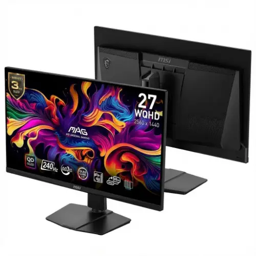 Picture of MSI MAG 271QPXDE QD-OLED E2 (67.3 cm (26.5 Zoll), schwarz, WQHD, Adaptive-Sync, USB-C, 240Hz Panel)