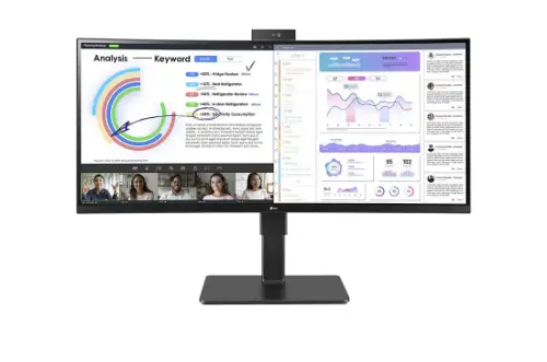 Picture of 86,4cm/34'' (3440x1440) LG 34BQ77QC 21:9 5ms IPS HDMI USB-C UWQHD Black