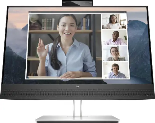 Picture of 60,45cm/23,8'' (1920x1080) HP E24mv G4 Conferencing Monitor 16:9 5ms IPS HDMI VGA DisplayPort VESA Pivot Speaker Full HD Black/Silver