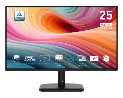 Picture of 62,2cm/24,5" (1920x1080) MSI PRO MP251LDE E2 16:9 FHD IPS 1ms 120Hz HDMI VGA VESA