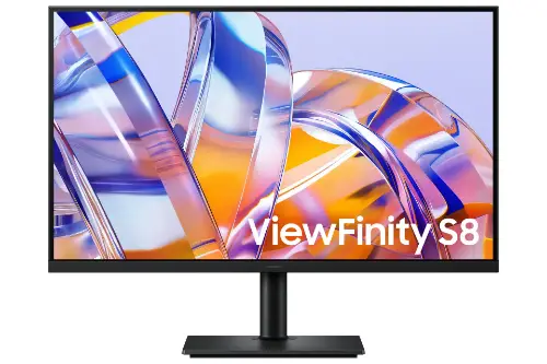 Picture of 81,3 cm (32") 3840 x 2160 Pixel SAMSUNG LS32H804UAUXEN 16:9 4K Ultra HD VA 5 ms 60 Hz HDR DisplayPort HDMI USB-Hub Pivot Height VESA