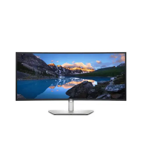 Picture of 86,7cm/34,14'' (3440x1440) Dell U3423WE Curved 21:9 5ms 60Hz IPS HDMI DisplayPort USB-C VESA Pivot WQHD Speaker Platinum Silver