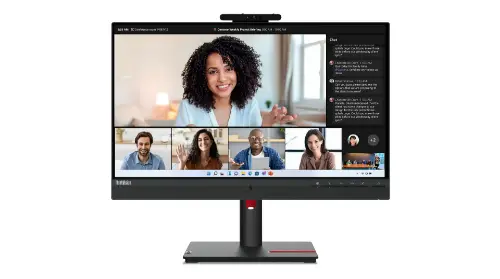 Picture of 61cm/24" (1920x1080) Lenovo ThinkVision T24mv-30 16:9 FHD IPS 75Hz 4ms HDMI DP USB-C Speaker Black