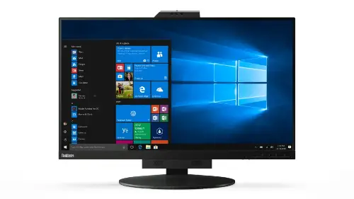 Picture of 69cm/27" (2560x1440) Lenovo ThinkCentre Tiny-in-One 27 16:9 QHD 60Hz 4ms HDMI DP USB Pivot Speaker Black