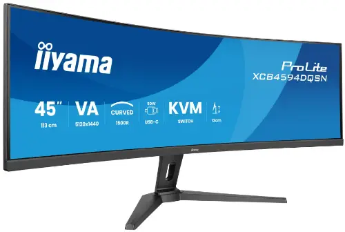 Picture of IIYAMA 113cm (44.5") XCB4594DQSN-B1 32:9 2xHDMI+DP+USB-C Cu retail