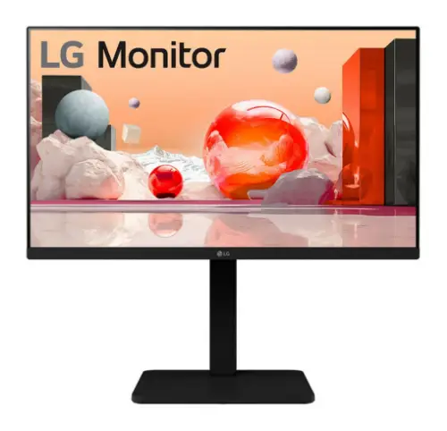 Picture of 61cm/24" (1920x1080) LG 24BA550-B 16:9 FHD IPS 5ms 100Hz DP HDMI VGA USB Speaker Pivot Black