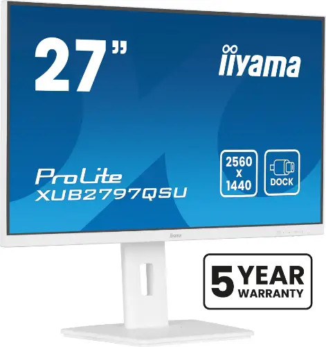 Picture of IIYAMA 68.5cm (27") XUB2797QSU-W2 16:9 HDMI+DP+2xUSB Lift