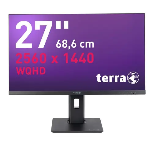 Picture of 68,6cm/27" (2560x1440) Terra 2775W PV v3 16:9 WQHD 5ms 75Hz HDMI DP USB-C RJ45 Speaker Black