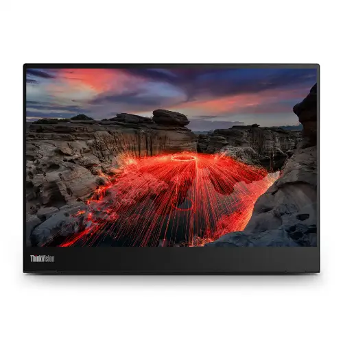 Picture of 35,6cm/14" (2240x1400) Lenovo ThinkVision M14t Gen 2 IPS Touch portable 6ms 60Hz 2xUSB-C Black