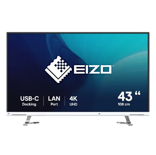 Picture of EIZO 108cm (42.5") EV4340X-WT 16:09 4K 2xHDMI+DP+USB-C IPS