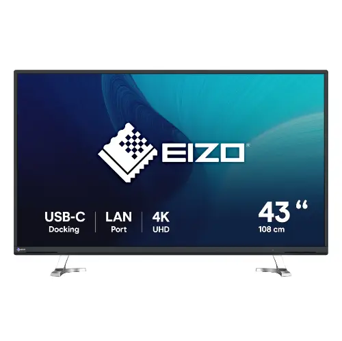 Picture of EIZO 108cm (42.5") EV4340X-BK 16:09 4K 2xHDMI+DP+USB-C IPS