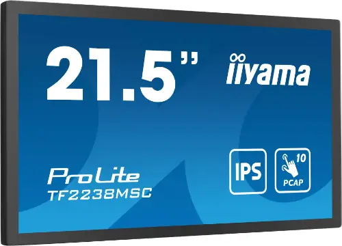 Picture of IIYAMA 54.5cm (21.5") TF2238MSC-B1 16:9 M-Touch HDMI+DP+USB retail