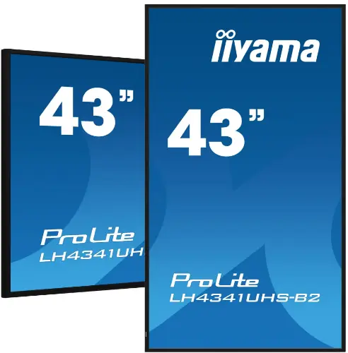 Picture of IIYAMA 108cm (43") LH4341UHS-B2 16:9 3xHDMI+USB IPS 4K retail