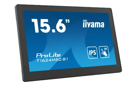 Picture of IIYAMA 39.5cm (15.6") T1624MSC-B1 16:9 M-Touch HDMI+USB