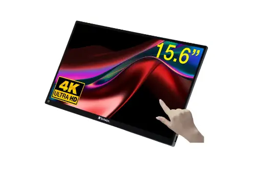 Picture of Verbatim PMT-15 4K Portable Touchscreen Monitor 15.6" 4K UHD