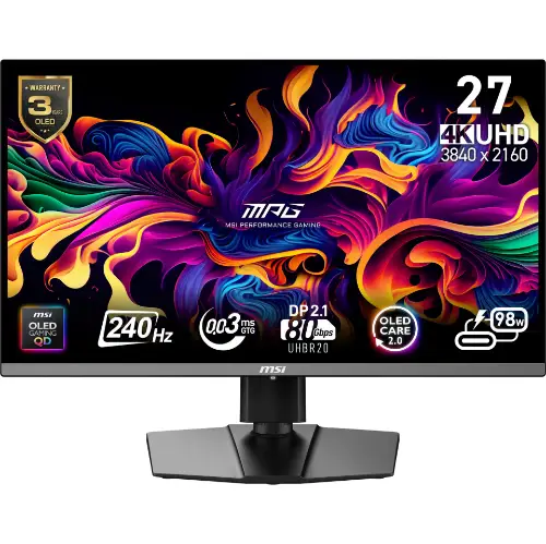 Picture of 27"(68.6cm)TFT MSI MPG OLED 272URXDE QD-OLED 9S6-3CD79A-016 retail