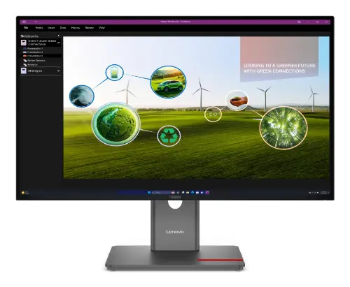 Picture of 68,6cm/27" (2560x1440) Lenovo ThinkVision P27Q-40 16:9 WQHD IPS 4ms 120Hz HDMI DisplayPort USB-B USB-A USB-C VESA