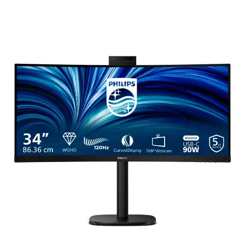 Picture of Philips 86,4cm (34,0") 34B2U3600CH 21:09 2xHDMI+DP+USB-C bl.