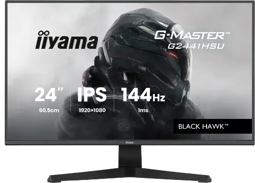 Picture of 60,5 cm/23,8? (1920×1080) iiyama G-Master G2441HSU-B1 16:9 FHD IPS 1 ms (MPRT) 144 Hz HDMI DP VESA Black