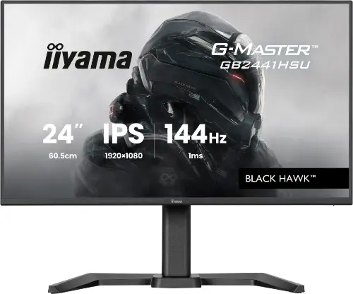 Picture of 60,5 cm/23,8? (1920×1080) iiyama G-Master GB2441HSU-B1 16:9 FHD IPS 1 ms 144 Hz HDMI DisplayPort VESA Black