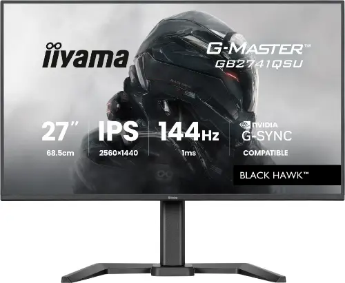 Picture of 68,6 cm/27? (2560×1440) iiyama GB2741QSU-B1 16:9 QHD IPS 1 ms 144 Hz HDMI DisplayPort VESA 100×100 Black