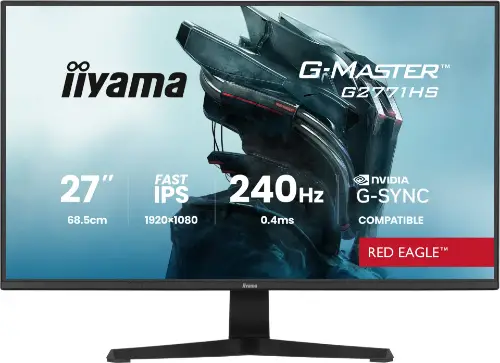 Picture of 68,6 cm/27? (1920×1080) iiyama G-Master G2771HS-B1 16:9 FHD Fast IPS 0,4 ms 240 Hz HDMI DisplayPort VESA Black
