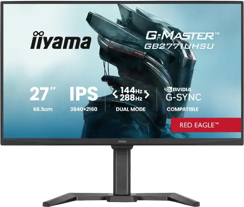 Picture of 68,6 cm/27" (3840×2160) iiyama G-MASTER GB2771UHSU-B1 16:9 IPS 0,8 ms 144 Hz HDMI 2.1 ×2 DisplayPort 1.4 USB Hub VESA Speaker Black