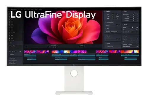 Picture of 101,6 cm/40" (5120×2160) LG 40U990A-W 21:9 NanoIPS 5 ms 120Hz Thunderbolt 5 (96W) HDMI 2.1×2 DP2.1 USB-C KVM Daisy-Chain Curved White