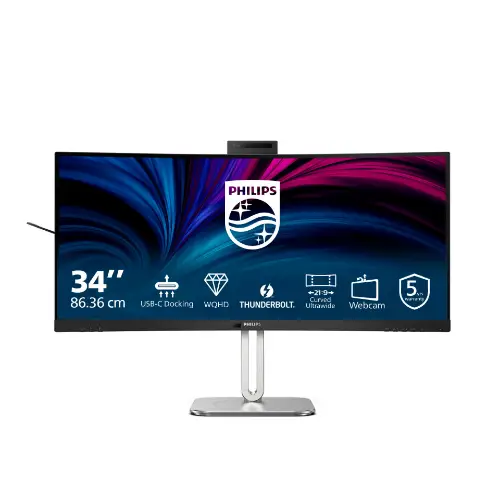 Picture of Philips 86.4cm (34.0") 34B2U6603CH 21:09 HDMI+DP+USB-C gray