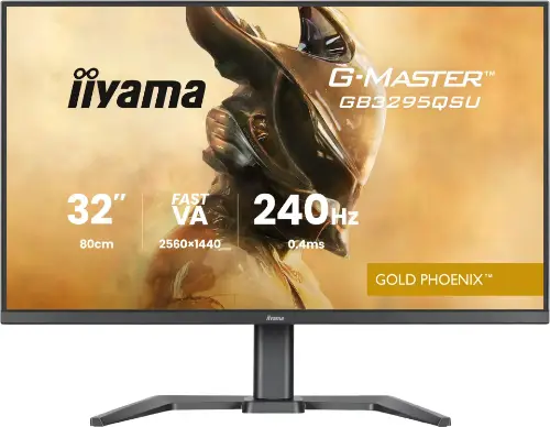 Picture of 80,0 cm/31,5" (2560×1440) iiyama G-MASTER GB3295QSU-B1 16:9 Fast VA 0,4ms (MPRT) 240Hz HDMI 2.1 ×2 DisplayPort 1.4 USB Hub VESA Speaker Black