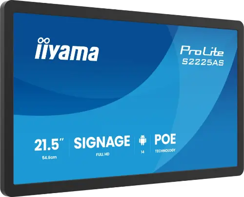 Picture of iiyama 54,6m (21,5") S2225AS-B1P 16:9 USB-C IPS