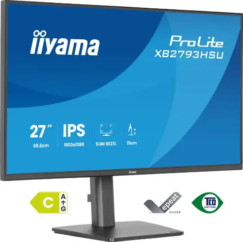 Picture of iiyama ProLite XB2793HSU-B1 Monitor 68,5 cm (27") mattschwarz