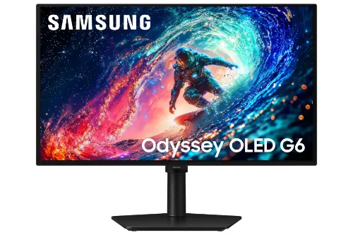 Picture of 67cm/27" (2560x1440) Samsung S27HG612SU 16:9 WQHD QD-OLED 0,03ms 240Hz DisplayPort HDMI VESA HDR10+ FreeSync Black