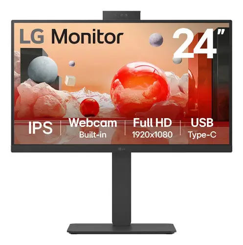 Picture of LG 24" 24BA850-B Full HD HDMI DP DaisyChain IPS Black 16:9