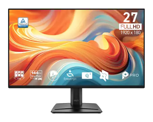 Picture of 68,6cm/27" (1920x1080) MSI PRO MP275 E14L 16:9 FHD IPS 1ms 144Hz HDMI VGA VESA Speaker HDR Black