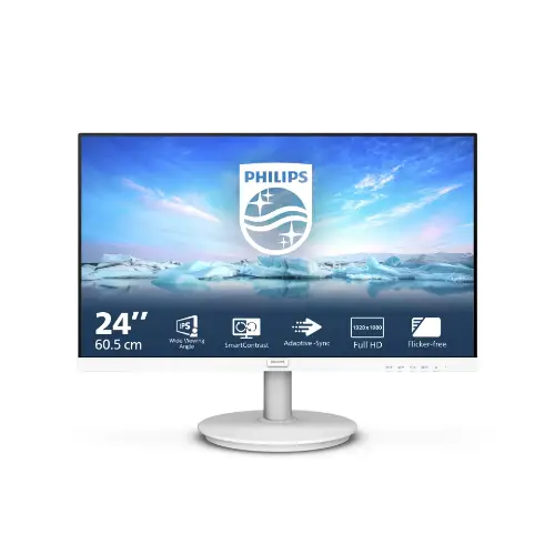 Picture of Philips 60.5cm (23.8") 241V8AW 16:09 HDMI IPS 100Hz white retail