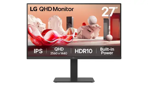 Picture of 68,6cm/27" (2560x1440) LG 27BA54QB-B 16:9 IPS 5ms HDMI DisplayPort USB VESA Speaker HDR Black