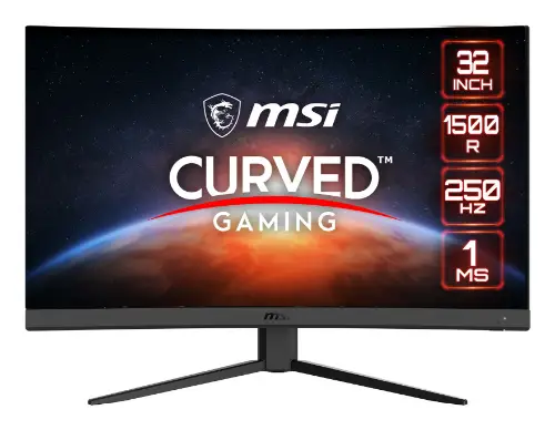 Picture of 80 cm (31.5") 1920 x 1080 Pixel MSI 9S6-3DA61T-035 16:9 Full HD VA 1 ms 250 Hz DisplayPort HDMI VESA