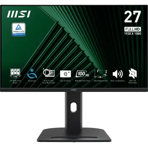 Picture of 68,6 cm (27") 1920 x 1080 Pixel MSI 9S6-3PC39M-053 16:9 Full HD IPS 4 ms 100 Hz DisplayPort HDMI Pivot Height VESA Speaker